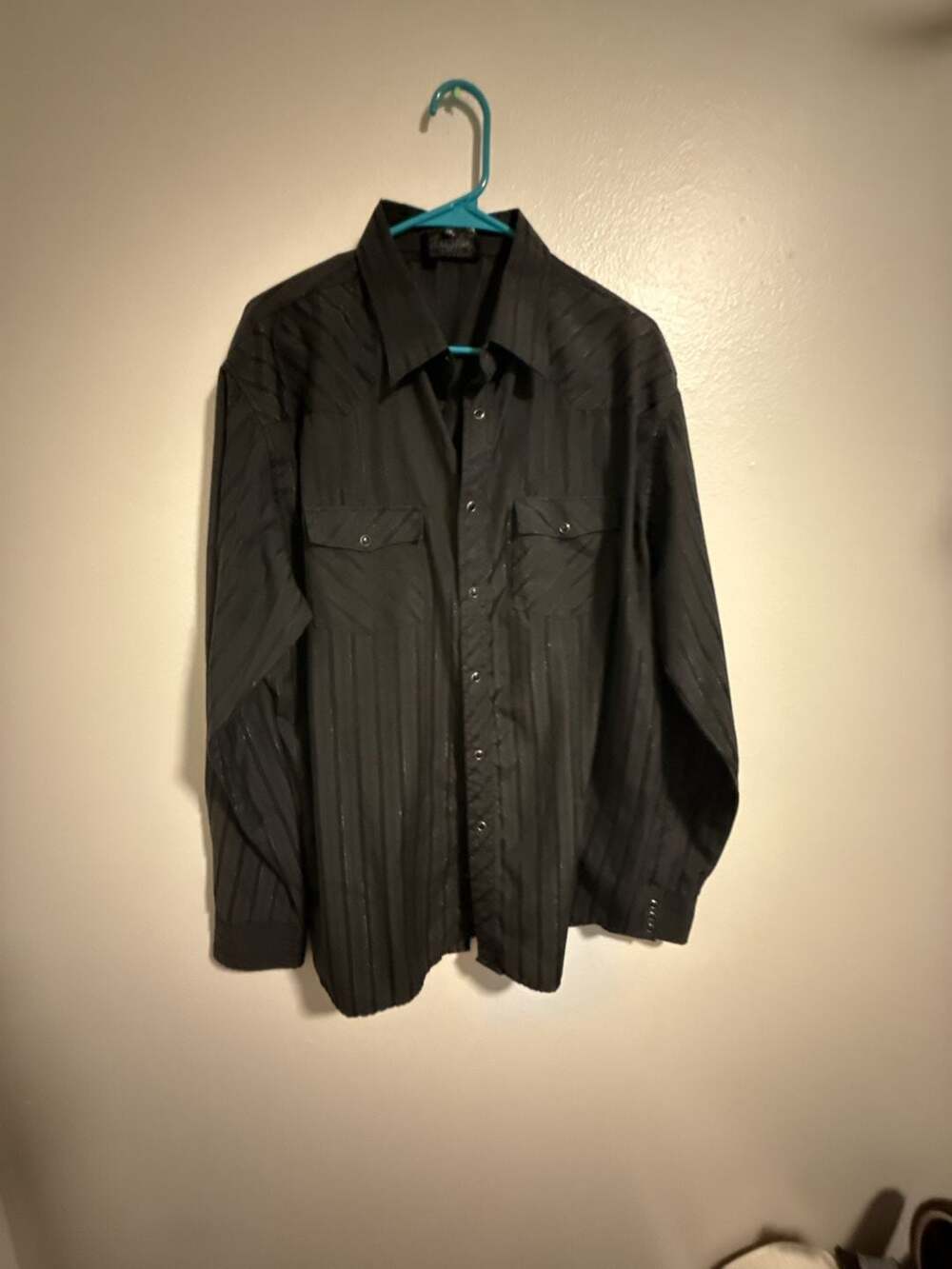 Meztizos Original Men's Black Striped Western Snap Button-Down Shirt